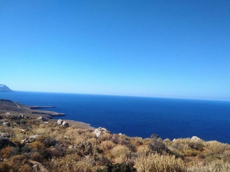 Kokkino Chorio Riesiges Grundstück am Meer mit Panoramablick Grundstück kaufen